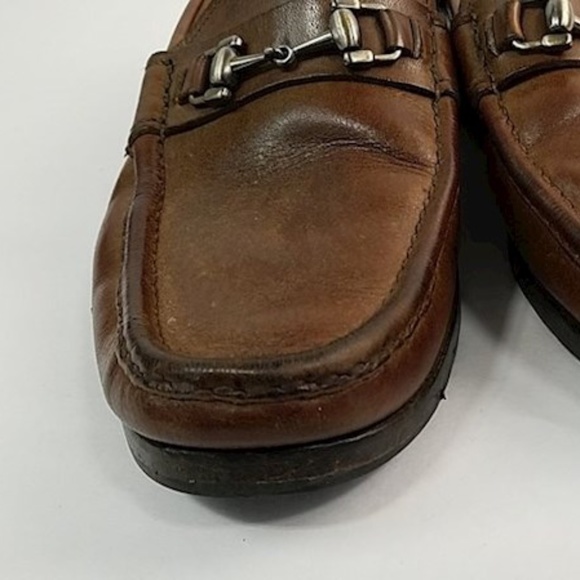 Men\'s Peter Millar Brown Leather Shoes Size 12 main image 8